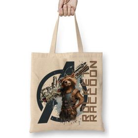 Humuts Avengers Rocket Raccoon Bez Uzun Saplı Açık Bej Rengi Çanta