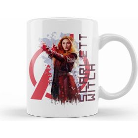 Humuts Avengers Scarlett Witch Beyaz Kupa