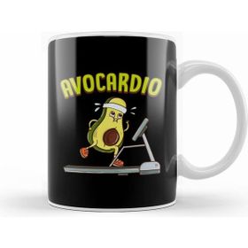 Humuts Avocardio Avocado Cardio Pun Running Exercise Gym Kupa Bardak