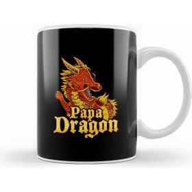 Humuts Awesome Papa Dragon Fearsome Dragon Fantasy Dad Kupa Bardak