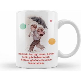 Humuts Babalar Günü Babaya 0011 Kupa Bardak