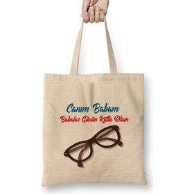 Humuts Babalar Günü Babaya Hediye 022 Bez Çanta