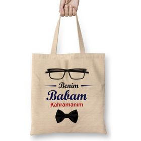 Humuts Babalar Günü Babaya Hediye 053 Bez Çanta