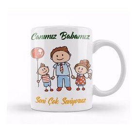 Humuts Babalar Günü Babaya Hediye 054 Kupa Bardak
