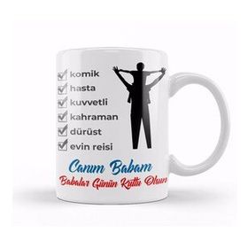 Humuts Babalar Günü Babaya Hediye 31 Kupa Bardak