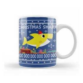 Humuts Baby Shark Christmas Knit Kupa Bardak