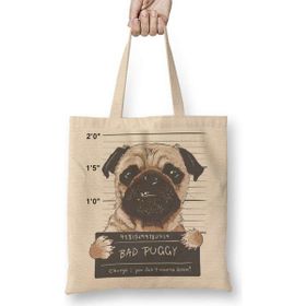 Humuts Bad Puggy Pug Köpek Bez Çanta