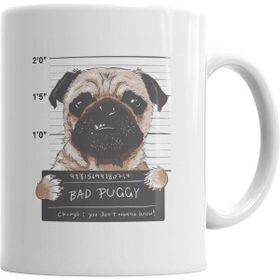 Humuts Bad Puggy Pug Köpek Kupa Bardak
