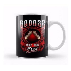 Humuts Badass Muay Thai Dad Mixed Martial Arts Mma Father Kupa Bardak