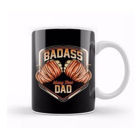 Humuts Badass Muay Thai Dad Mixed Martial Arts Mma Father Kupa Bardak