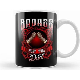 Humuts Badass Muay Thai Dad Mixed Martial Arts Mma Father Kupa Bardak