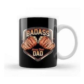 Humuts Badass Muay Thai Dad Mixed Martial Arts Mma Father Kupa Bardak