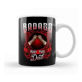 Humuts Badass Muay Thai Dad Mixed Martial Arts Mma Father Kupa Bardak