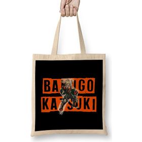 Humuts Bakugo Boom Bakugo Katsuki Bez Uzun Saplı Açık Bej Rengi Çanta