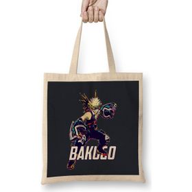 Humuts Bakugo Katsuki My Hero Academia Bez Uzun Saplı Açık Bej Rengi Çanta