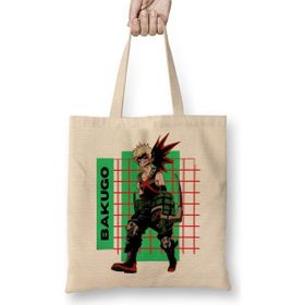 Humuts Bakugo Katsuki My Hero Academia Bez Uzun Saplı Açık Bej Rengi Çanta