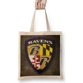 Humuts Baltimore Ravens Schedule Baltimore Ravens Shield 01 Bez Uzun Saplı Açık Bej Rengi Çanta
