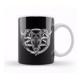 Humuts Baphomet Satanic Pentagram Symbol Kupa Bardak