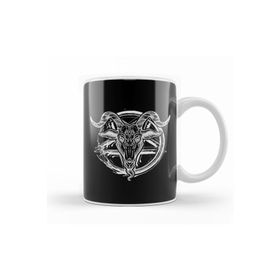 Humuts Baphomet Satanic Pentagram Symbol Kupa Bardak