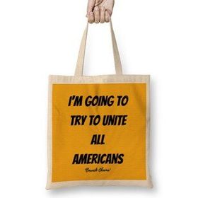 Humuts Barack Obama Quotes Art Gift - Vintage Retro Style Bez Kadın Günlük Çanta