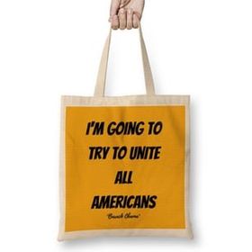Humuts Barack Obama Quotes Art Gift - Vintage Retro Style Bez Kadın Günlük Çanta