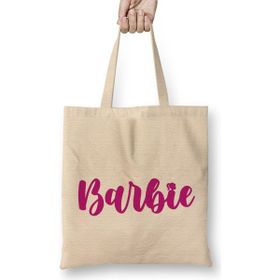Humuts Barbie Doll Kinder Bez Uzun Saplı Açık Bej Rengi Çanta