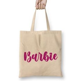 Humuts Barbie Doll Kinder Bez Uzun Saplı Açık Bej Rengi Çanta