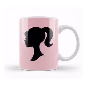 Humuts Barbie Head Logo Kupa Bardak
