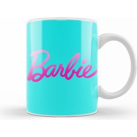 Humuts Barbie Logo 03 Kupa Bardak
