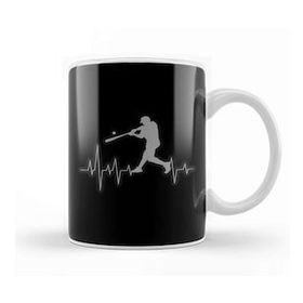 Humuts Baseball Heartbeat Elevated Heart Beat Clean Hit Kupa Bardak