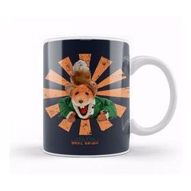 Humuts Basil Brush Retro Japanese Kupa Bardak