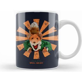 Humuts Basil Brush Retro Japanese Kupa Bardak