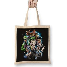 Humuts Batman Joker Bez Uzun Saplı Açık Bej Rengi Çanta