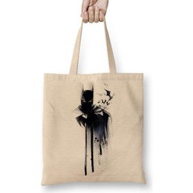 Humuts Batman Paint Drop Bez Uzun Saplı Açık Bej Rengi Çanta