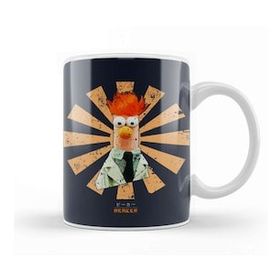 Humuts Beaker Retro Japanese Muppets Kupa Bardak