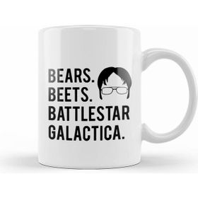 Humuts Bears Beets Battlestar Galactica The Office 01 Kupa Bardak