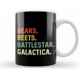 Humuts Bears Beets Battlestar Galactica The Office Jim Halpert Dwight Schrute Funny Dwight Schrute Off Kupa Bardak