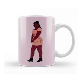 Humuts Beautiful Black Woman Kupa Bardak