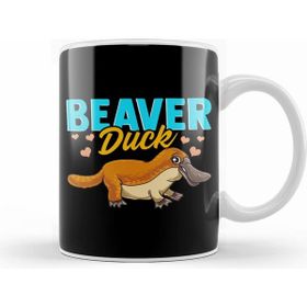 Humuts Beaver Duck Platypus Pun Cute Duck Billed Platypus Kupa Bardak
