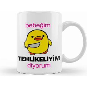 Humuts Bebeğim Tehlikeliyim Diyorum 03 Kupa Bardak