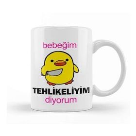 Humuts Bebeğim Tehlikeliyim Diyorum 03 Kupa Bardak