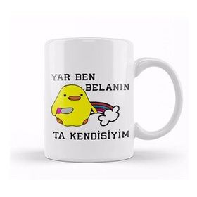 Humuts Belalı Civciv Kupa Bardak