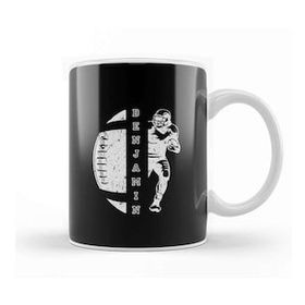 Humuts Benjamin Name Cheer School Spirit Sayings Football Football Sister Football Mom Kupa Bardak