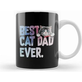 Humuts Best Cat Dad Ever Costume Gift Kupa Bardak