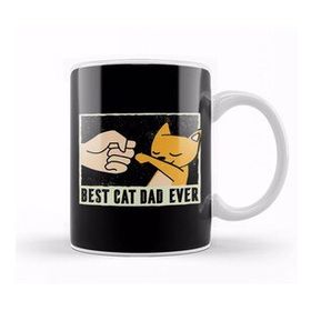 Humuts Best Cat Dad Ever Funny Cat Daddy Father Day Vintage 09 Kupa Bardak