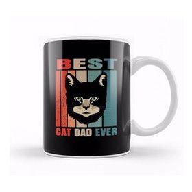 Humuts Best Cat Dad Ever Kedi 01 Kupa Bardak