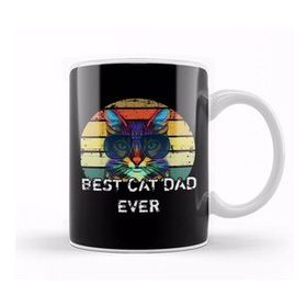 Humuts Best Cat Dad Ever Kedi 02 Kupa Bardak