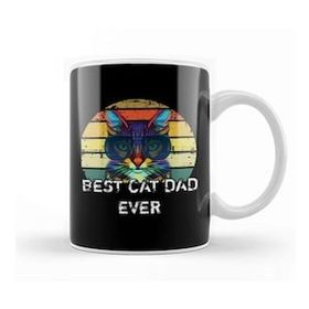 Humuts Best Cat Dad Ever Kedi 02 Kupa Bardak