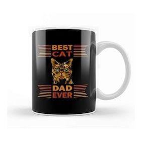 Humuts Best Cat Dad Ever Kedi 03 Kupa Bardak