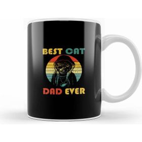 Humuts Best Cat Dad Ever Papa Cat Lover Kupa Bardak